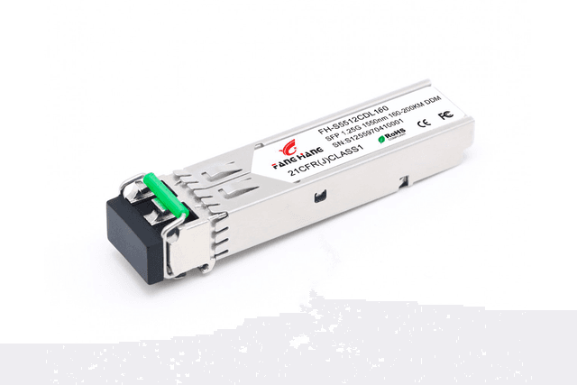FH-S5512CDL160, 160 км SFP модуль 1.25G, 2 волокна, 1550 нм, DDM, LC