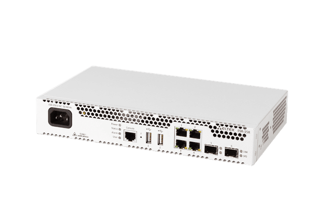 ESR-15R | Маршрутизатор Eltex 4 порта 1G, 2х1G (SFP), Firewall Perfomance 0,56 Гбит/с