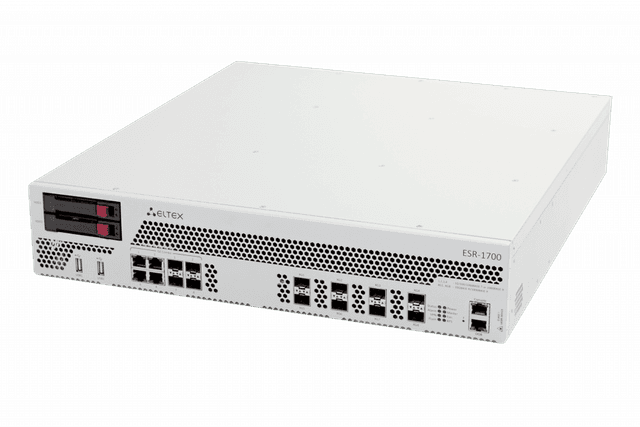 ESR-1700 | Маршрутизатор Eltex 4хcombo-порта 1G, 8х10G (SFP+), Firewall Perfomance 24,2 Гбит/с