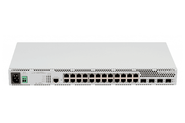 MES2424B | Коммутатор Eltex 24 порта 1G, 4 порта 10G (SFP+), АКБ разъёмы
