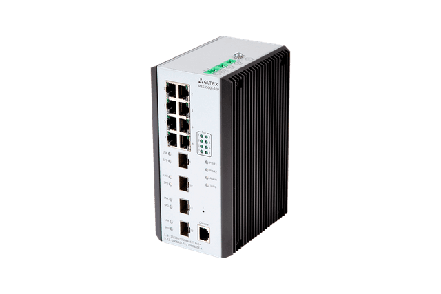 MES3500I-10P | Промышленный коммутатор Eltex 8 портов 1G PoE/PoE+, 4 порта 1G (SFP)