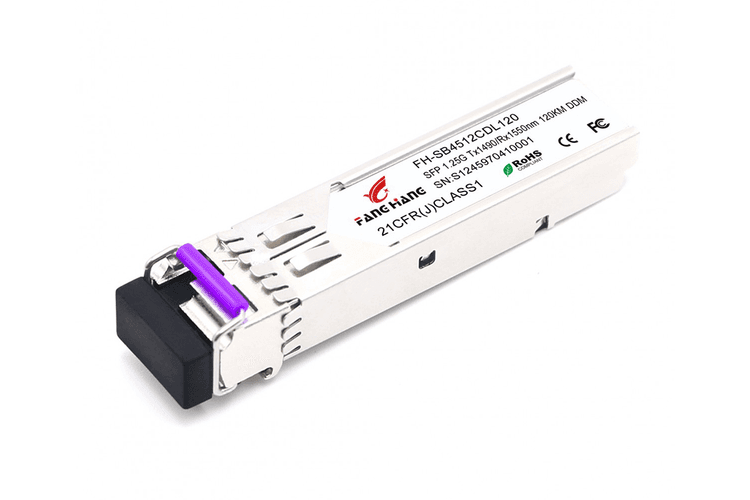 FH-SB4512CDL160, 160 км SFP модуль WDM, 1.25 G, TX 1490 нм, RX 1550 нм, LC, DDM