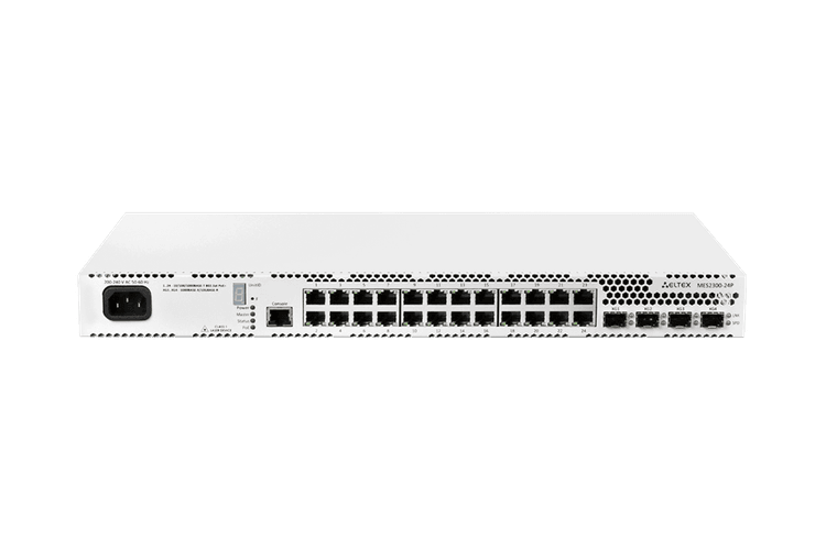 MES2300-24P | Коммутатор Eltex 24 порта 1G PoE/PoE+, 4 порта 10G (SFP+)
