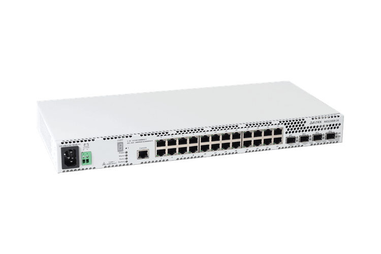 MES2300B-24 | Коммутатор Eltex 24 порта 1G, 4 порта 10G (SFP+), АКБ разъёмы