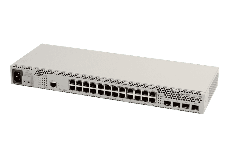 MES2324B | Коммутатор Eltex 24 порта 1G, 4 порта 10G (SFP+), АКБ разъёмы