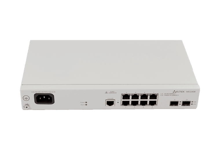 MES2408 | Коммутатор Eltex 8 портов 1G, 2 порта 1G (SFP)