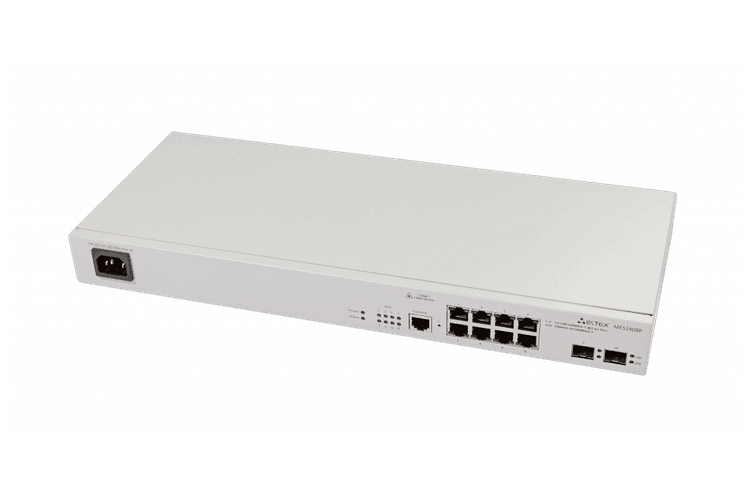 MES2408P | Коммутатор Eltex 8 портов 1G PoE/PoE+, 2 порта 1G (SFP)