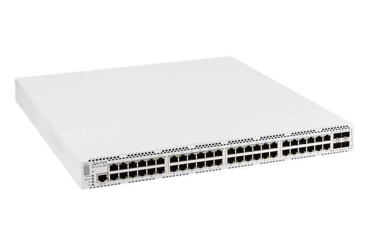 MES2420-48P | Коммутатор Eltex 48 портов 1G PoE/PoE+, 4 порта 10G (SFP+)