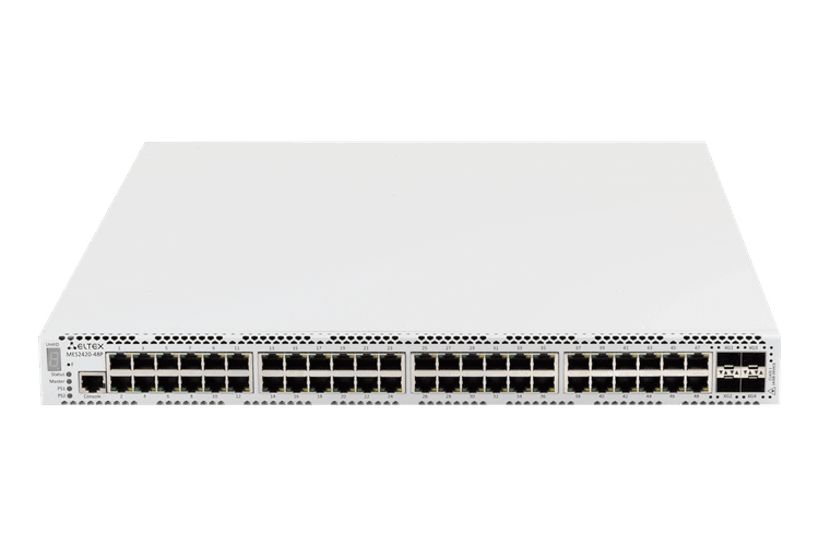 MES2420-48P | Коммутатор Eltex 48 портов 1G PoE/PoE+, 4 порта 10G (SFP+)