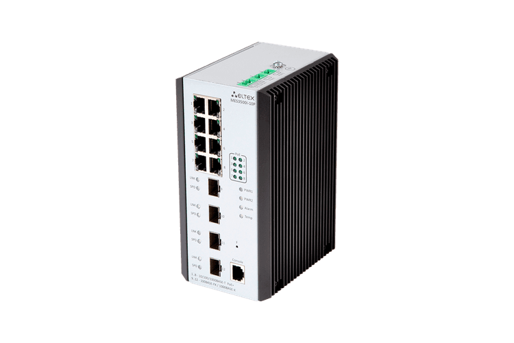 MES3500I-10P | Промышленный коммутатор Eltex 8 портов 1G PoE/PoE+, 4 порта 1G (SFP)