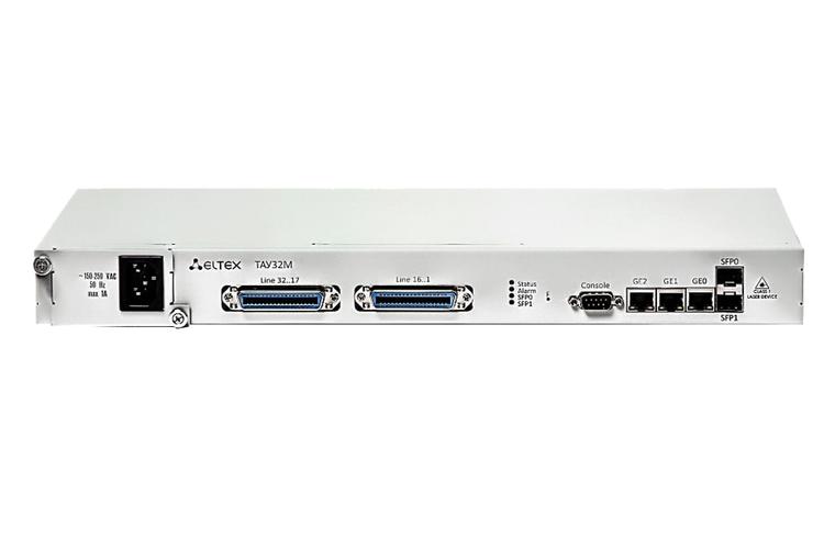 TAU-32M | Eltex VoIP шлюз от 8 до 32 FXS/FXO