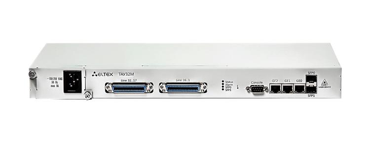 TAU-32M | Eltex VoIP шлюз от 8 до 32 FXS/FXO