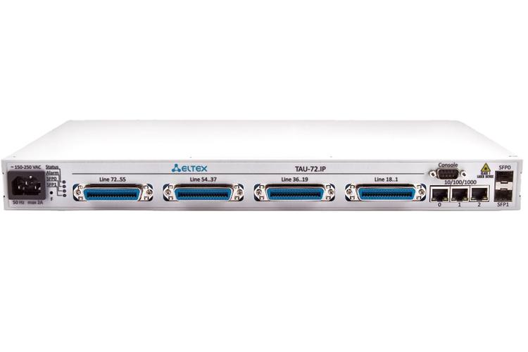 TAU-72 | Eltex VoIP шлюз 72 FXS
