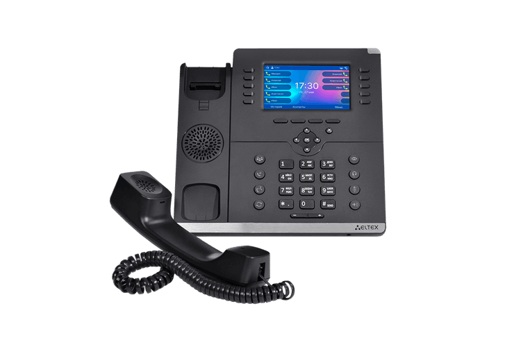 VP-30P-WB | IP телефон Eltex 6 аккаунтов, 2 порта 1G, PoE, Wi-Fi, Bluetooth