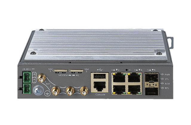 ESR-15R-4G | Маршрутизатор Eltex 4 порта 1G, 2х1G (SFP), LTE-модем, 4хSMA-F, до 2 SIM карт