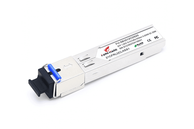 FH-SB3512IDS20, 20 км SFP модуль, SM, 1.25 G, TX 1310 нм, RX 1550 нм, SC, DDM, INDUSTRIAL