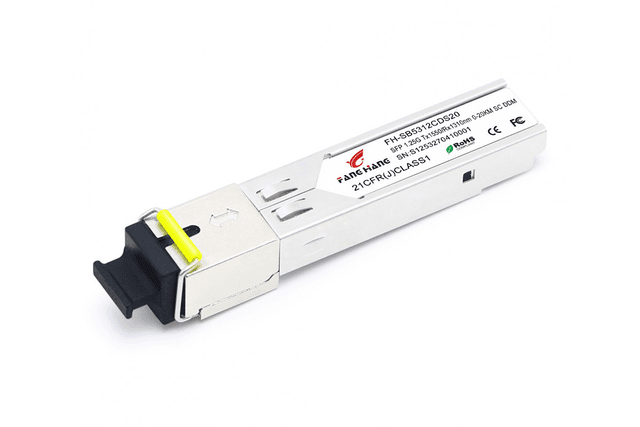 FH-SB5312IDS20, 20 км SFP модуль, SM, 1.25 G, TX 1550 нм, RX 1310 нм, SC, DDM, INDUSTRIAL