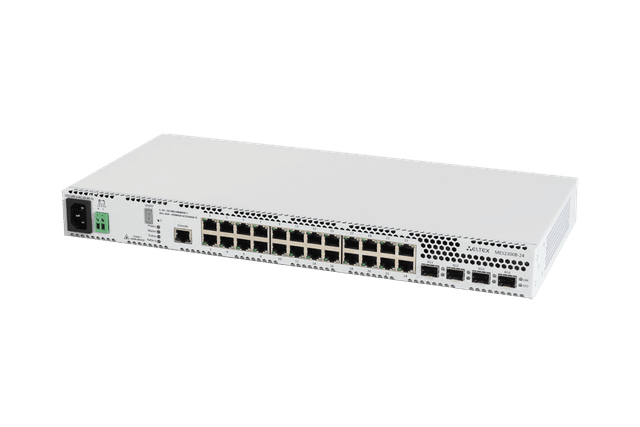 MES2300B-24 | Коммутатор Eltex 24 порта 1G, 4 порта 10G (SFP+), АКБ разъёмы