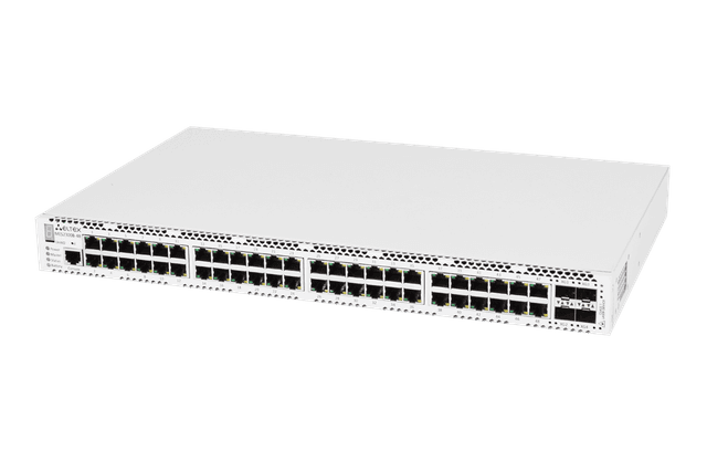 MES2300B-48 | Коммутатор Eltex 48 портов 1G, 4 порта 10G (SFP+), АКБ разъёмы