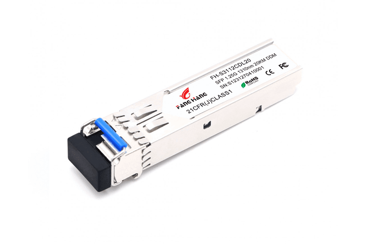 FH-S3112CDL20, 20 км SFP модуль 1.25G, 2 волокна, 1310 нм, DDM, LC