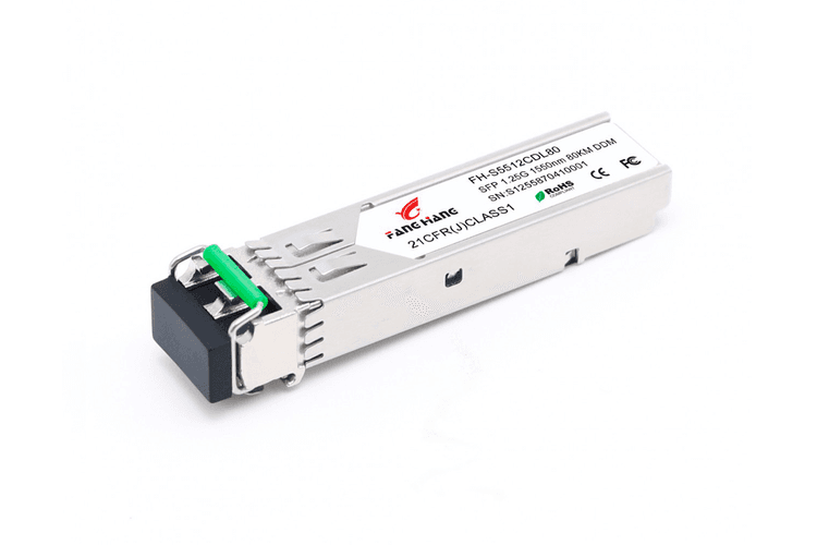 FH-S5512CDL80, 80 км SFP модуль 1.25G, 2 волокна, 1550 нм, DDM, LC