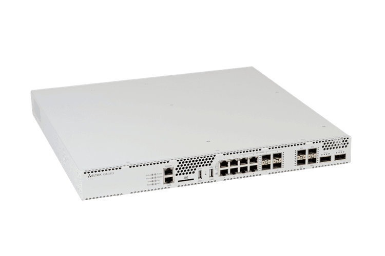 ESR-1511 | Маршрутизатор Eltex 4х1G, 4хcombo 1G, 4х10G, 2х40G, Firewall Perfomance 8,5 Гбит/с