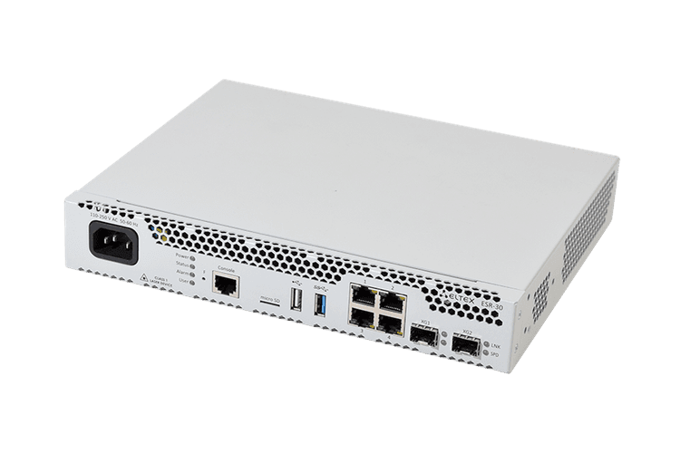 ESR-30 FSTEC | Межсетевой экран Eltex 4 порта 1G, 2х10G (SFP+), Firewall Perfomance 3,6 Гбит/с, ФСТЭК А4