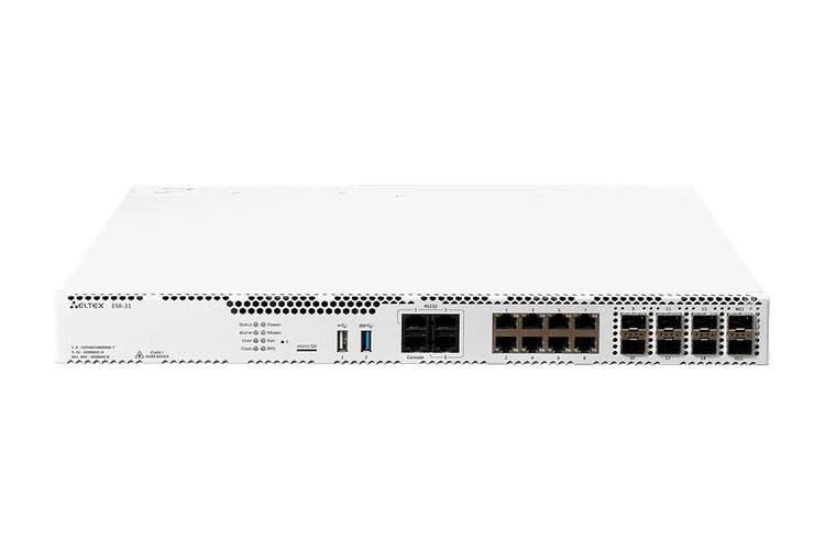 ESR-31 FSTEC | Межсетевой экран Eltex 8×1G, 6×1G SFP, 2x10G SFP+, Firewall Perfomance 3,6 Гбит/с, ФСТЭК А4