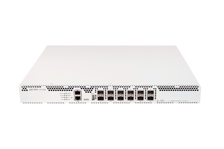 ESR-3200 FSTEC | Межсетевой экран Eltex 12 портов 10G (SFP+) / 25G (SFP28), Firewall Perfomance 21,6 Гбит/с, ФСТЭК А4