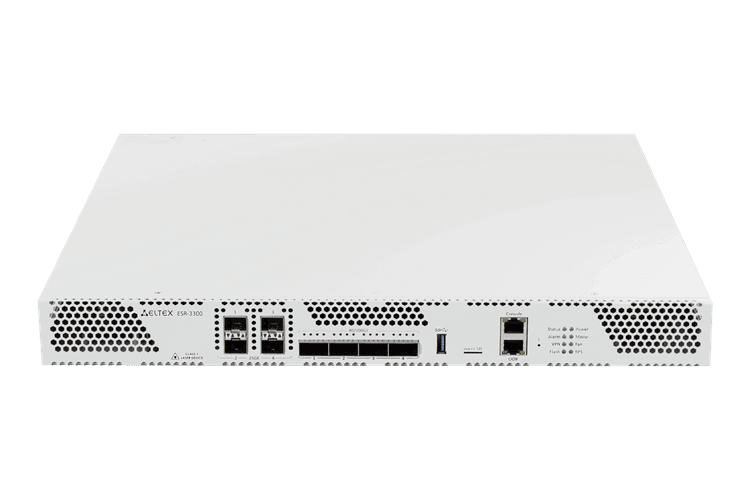 ESR-3300 | Маршрутизатор Eltex 4х10G / 25G, 4х40G / 100G, Firewall Perfomance 30,2 Гбит/с