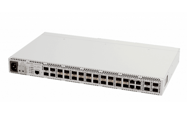 MES2324FB | Коммутатор Eltex 20 портов 1G (SFP), 4 combo-порта 1G, 4 порта 10G (SFP+)
