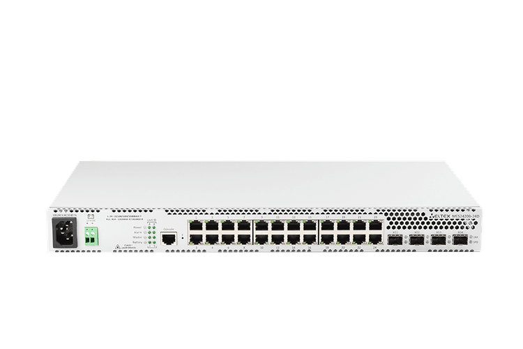 MES2420B-24D | Коммутатор Eltex 24 порта 2.5G, 4 порта 10G (SFP+), АКБ разъёмы