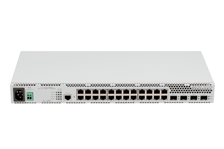 MES2424B | Коммутатор Eltex 24 порта 1G, 4 порта 10G (SFP+), АКБ разъёмы