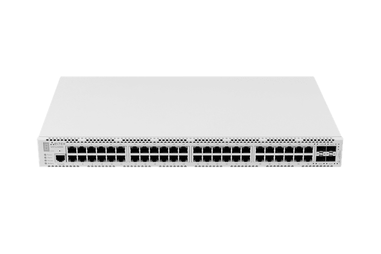 MES2448B | Коммутатор Eltex 48 портов 1G, 4 порта 10G (SFP+), АКБ разъёмы