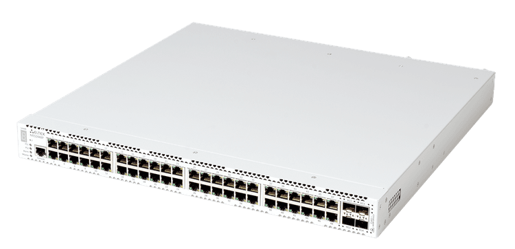 MES2448P | Коммутатор Eltex 48 портов 1G PoE/PoE+, 4 порта 10G (SFP+)