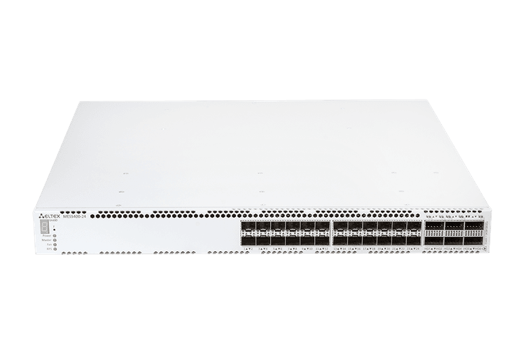 MES5400-24 | Коммутатор Eltex 24 портов 10G (SFP+), 6 портов 40G (QSFP+) / 100G (QSFP28)