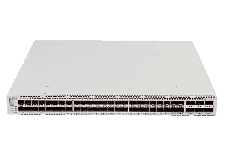 MES7048 | Коммутатор Eltex 48 портов 10G (SFP+), 6 портов 100G (QSFP28)