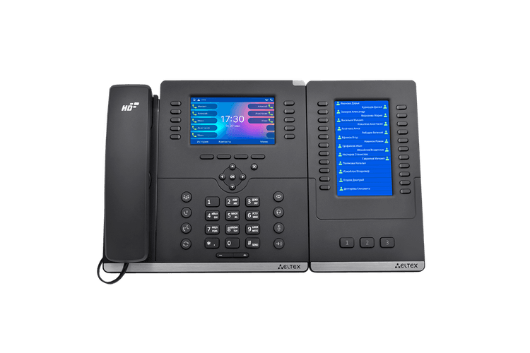 VP-30P-WB | IP телефон Eltex 6 аккаунтов, 2 порта 1G, PoE, Wi-Fi, Bluetooth
