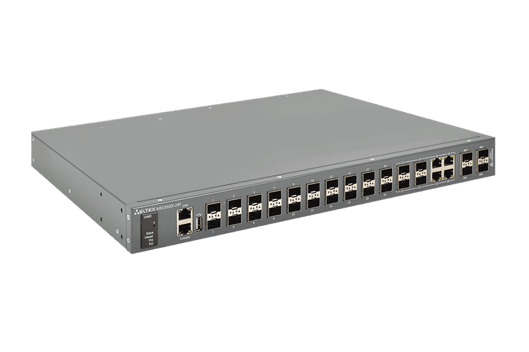 MES3500I-24F | Коммутатор Eltex 20 портов 1G (SFP), 4 порта 1G Combo (RJ-45/SFP), 4 порта 10G (SFP+)